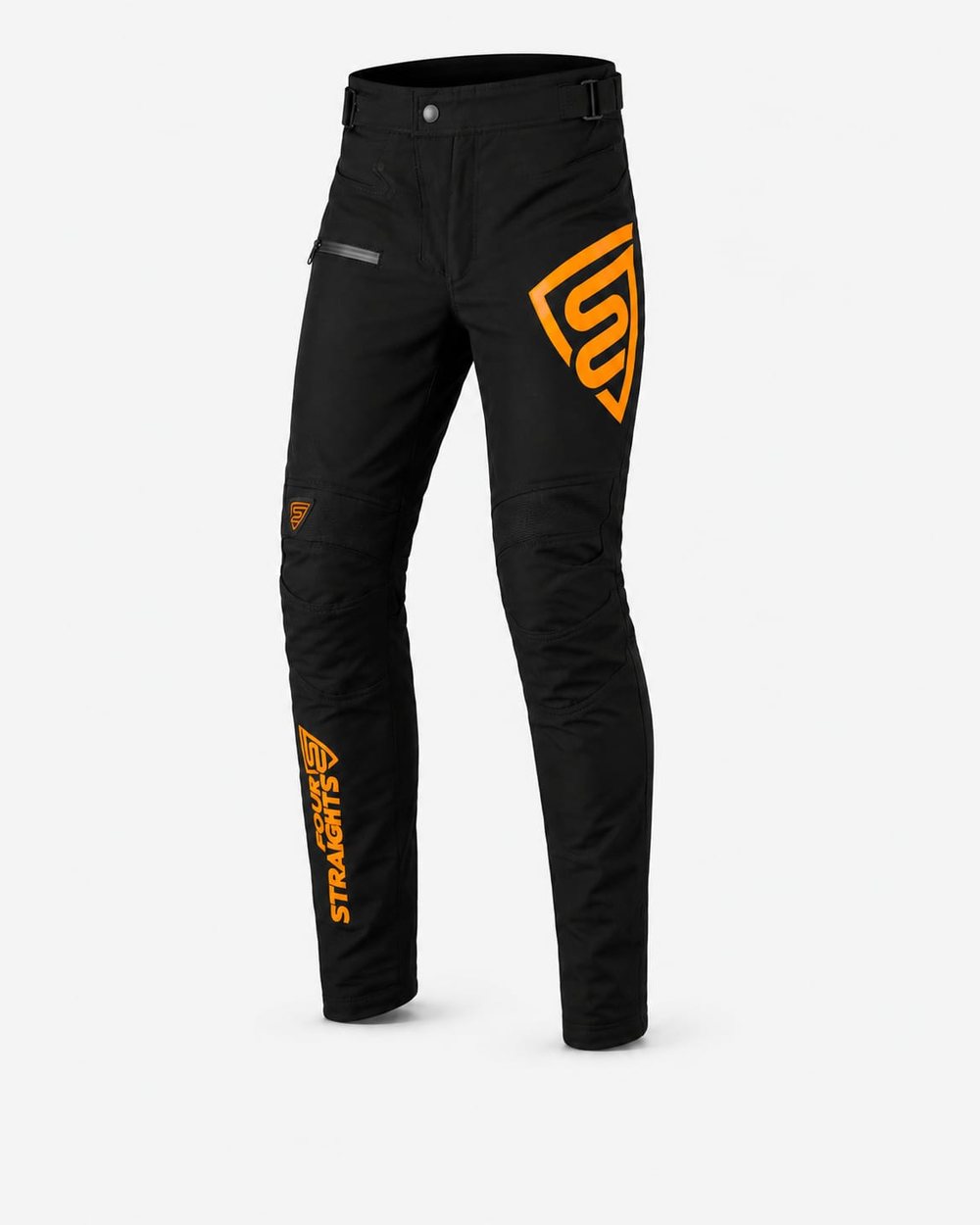 Pantalón Race Negro / Naranja — ropa técnica Pantalones para BMX, MTB y Downhill